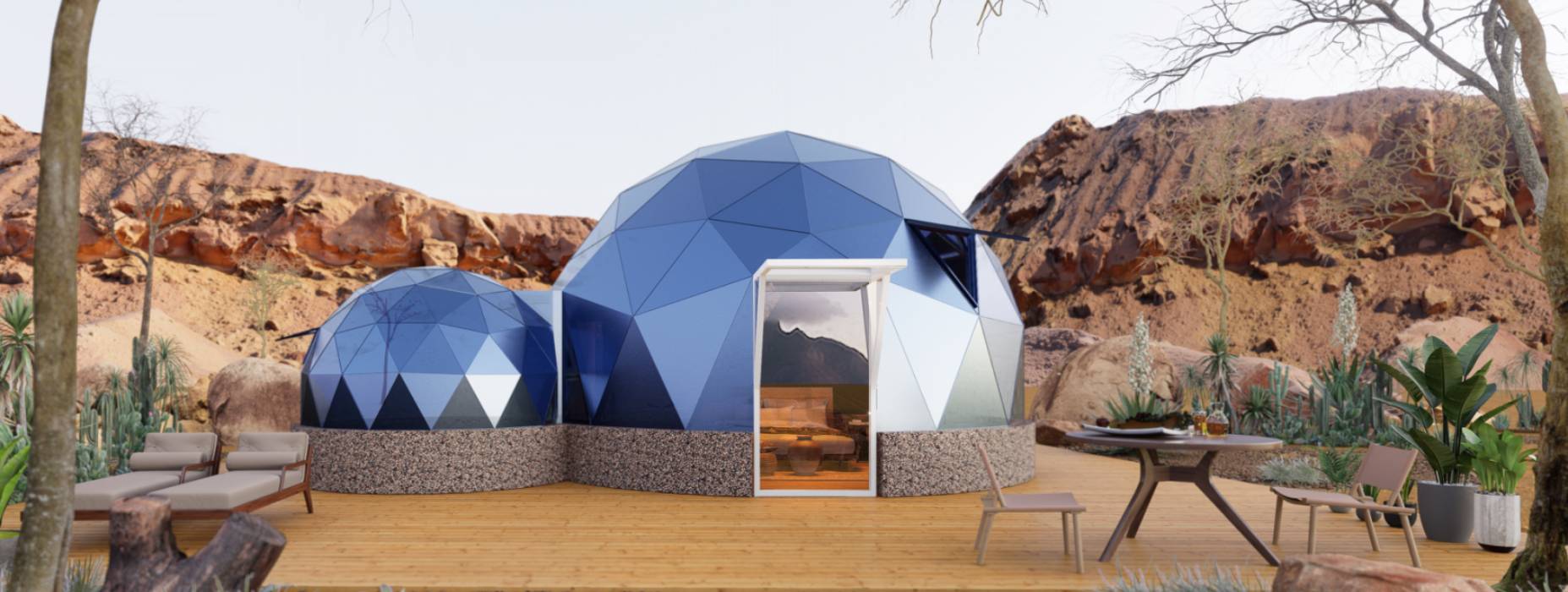 象山区球形智能光伏玻璃星空房